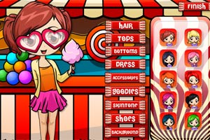 打扮游乐场女孩