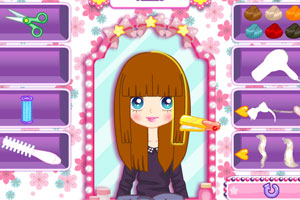 打扮追星族女孩