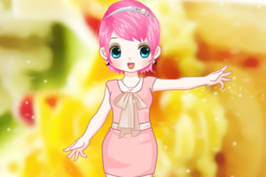 可爱的糖果女孩