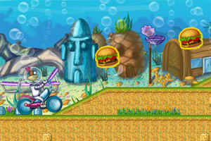 海绵宝宝单车赛