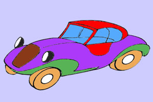 为第一辆车上色