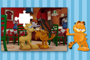 加菲猫与狗拼图