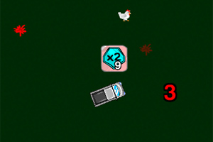 男孩开车抓野鸡