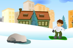 少年骇客学滑雪