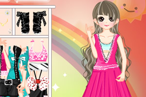 漂亮的花季女孩