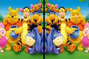 可爱维尼熊找茬