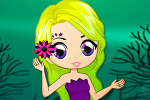 打扮可爱美人鱼