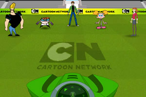 卡通队伍接小球