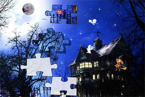 万圣节黑夜拼图