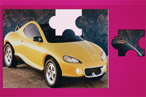 黄色轿车拼图
