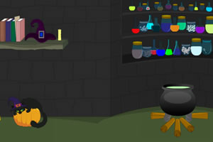 可爱女孩万圣节