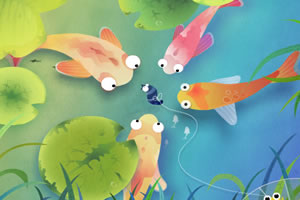 风景优美的荷塘