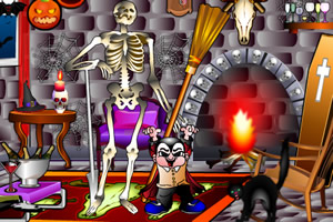 万圣节房间装饰