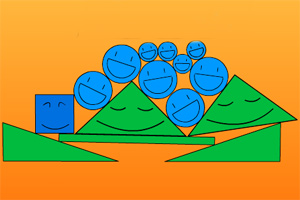 搞笑积木层层叠