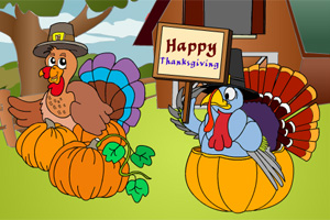感恩节火鸡涂鸦