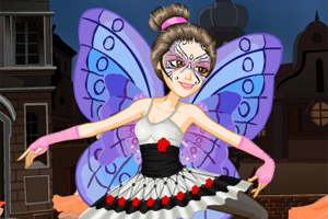 打扮芭蕾舞女孩