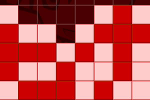 东方红色魔法方块