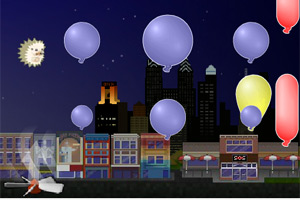 小刺猬扎气球选关版