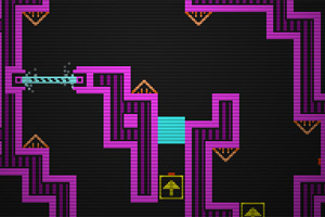 蓝色方块闯洞穴