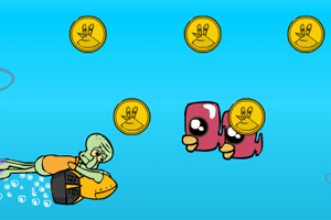 章鱼哥找金币无敌版