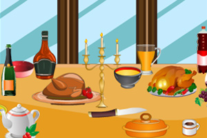 感恩节晚餐布置