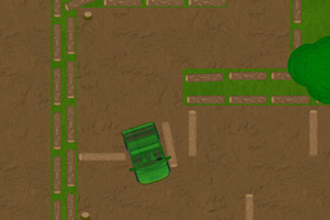 军用吉普车停靠