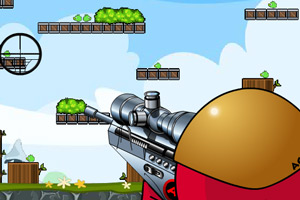 射击绿色小猪无敌版