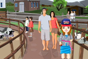 女孩动物园着装