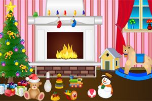 布置圣诞节房间