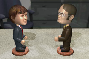 办公室之娃娃打架