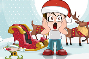 小孩的圣诞装扮