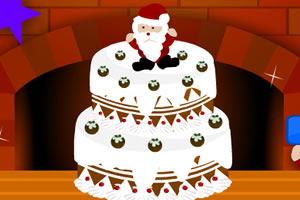 制作圣诞节蛋糕