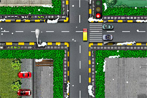 圣诞节指挥交通