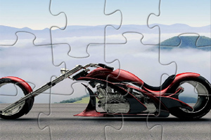 哈雷摩托拼图