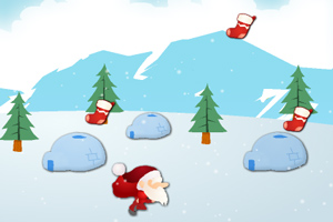 圣诞老人接袜子