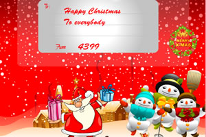 精美的圣诞贺卡