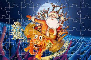 圣诞老人拼图