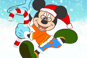 米奇的圣诞装