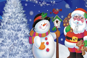 圣诞雪人找数字