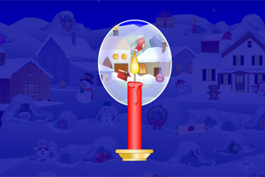 雪夜点蜡烛寻物