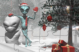 外星人圣诞拼图