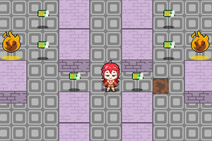 女孩逃离地下城