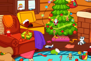 圣诞节整理房间