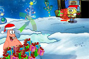 海绵宝宝接礼物