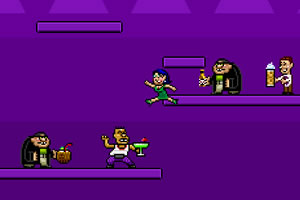 老板娘教训醉汉