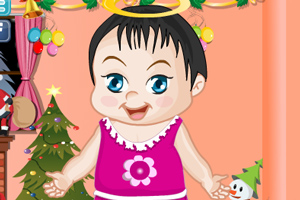 圣诞可爱小女孩