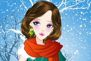 新年女孩新装扮