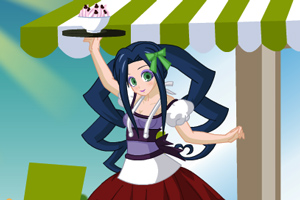 服务员日式装扮