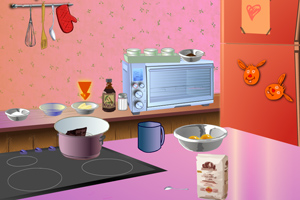 巧克力爱心蛋糕