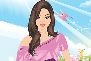 花样美丽的女孩